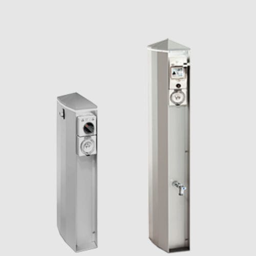 Torreta con iluminación integrada - MX700 - Comsen Pty ltd  - de suministro eléctrico / de suministro de agua / para pantalán
