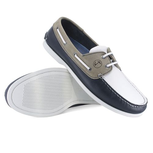 Zapato de cubierta - Vendicari - Seajure - para hombre / de cuero / de caucho