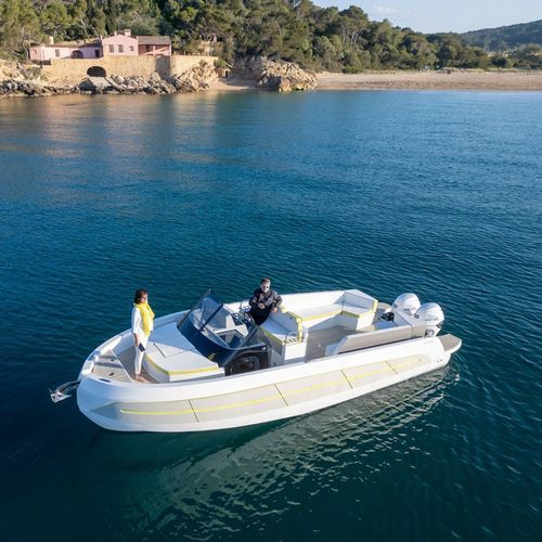 Day-cruiser eléctrico - 800 ECO - Zephyr boats  - fueraborda / bimotor / open