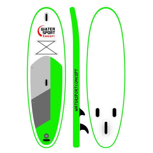 Tabla de stand-up paddle hinchable - GREEN 10'6 - WATERSPORT CONCEPT - de travesía / de aguas tranquilas / para yoga