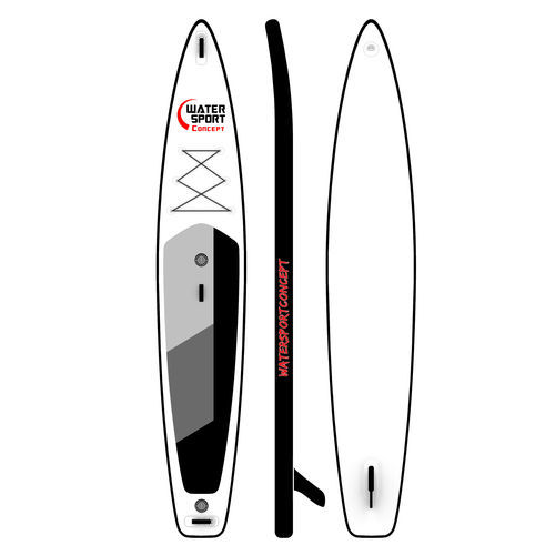 Tabla de stand-up paddle hinchable - BLACK 14'6 - WATERSPORT CONCEPT - de race / de travesía / nivel intermedio