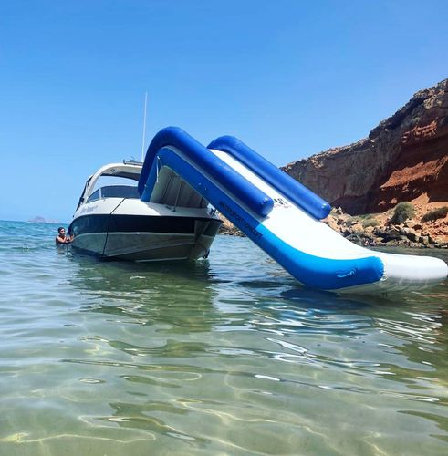 Juego acuático tobogán - WATERSPORT CONCEPT - plataforma / parque / cubierta