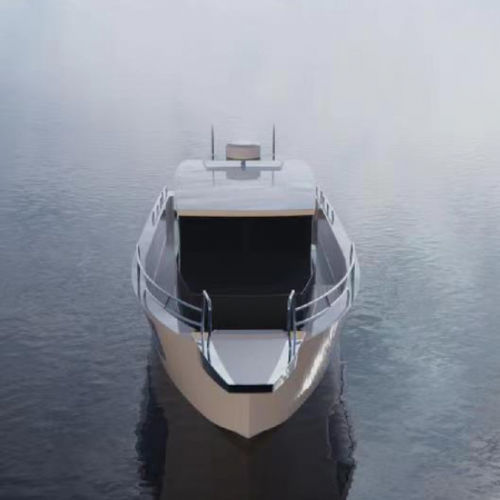 Barco de motor de pesca-paseo fueraborda - PELAGIC 1200 - Qingdao Allheart Marine Co., Ltd. - bimotor / con caseta de timón / con solárium