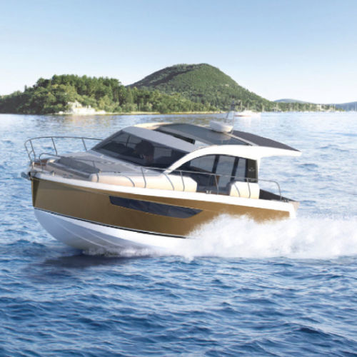 Barco cabinado intraborda - 960 - Qingdao Allheart Marine Co., Ltd. - con caseta de timón / de aluminio / con camarote