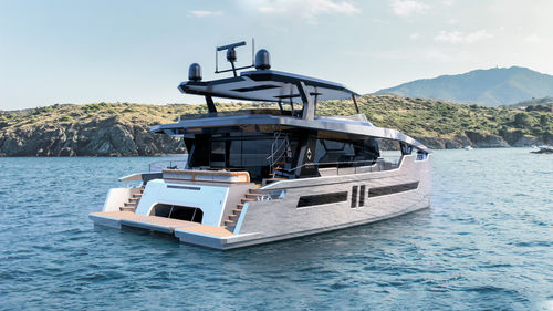 Yate a motor catamarán - OCEAN ECO  60 - Alva Yachts GmbH - de crucero / con fly / eléctrico