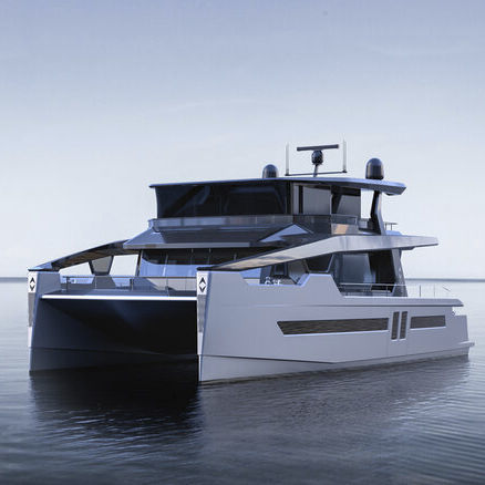 Yate a motor de crucero - OCEAN ECO  60 EX - Alva Yachts GmbH - con fly / eléctrico / con 5 camarotes
