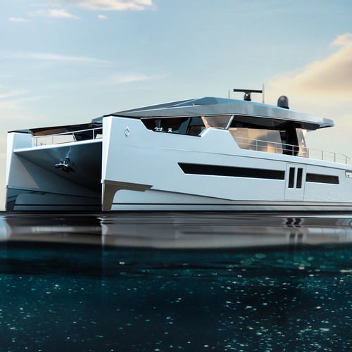 Yate a motor de crucero - OCEAN ECO  60 Coupé - Alva Yachts GmbH - con hard-top / eléctrico / con 5 camarotes