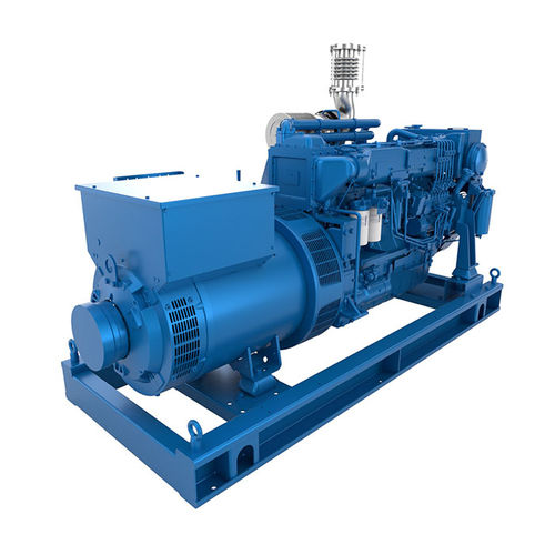 Grupo electrógeno de gas - 6M16 - MOTEURS BAUDOUIN - de turbina / para buque / 60 Hz