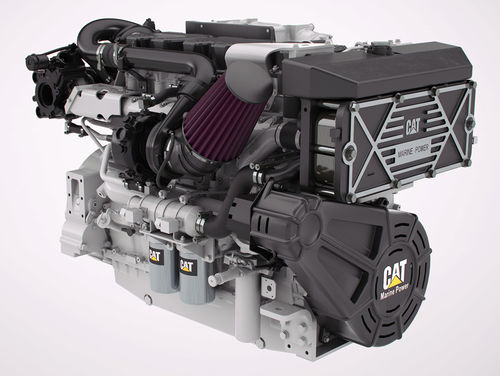 Motor intraborda - C18 ACERT - Caterpillar Marine Power Systems - de propulsión / diésel / para embarcación de recreo