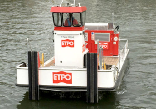 Barco profesional remolcador de empuje - 10 - Alumarine Shipyard - gabarra de trabajo / intraborda / de aluminio