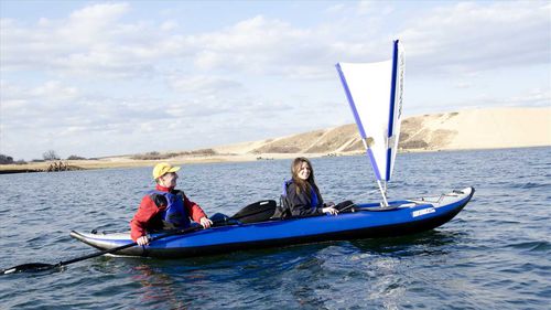 Kayak sit-on-top - 420x Explorer - SeaEagle.com - hinchable / de recreo / de travesía