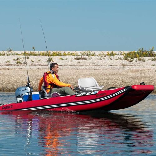 Embarcación neumática catamarán - FastCat12™ - SeaEagle.com - fueraborda / semirrígida / open
