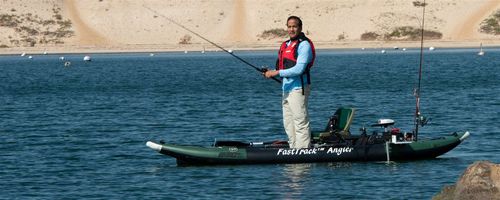 Kayak sit-on-top - 385fta FastTrack™  - SeaEagle.com - hinchable / de pesca / de mar