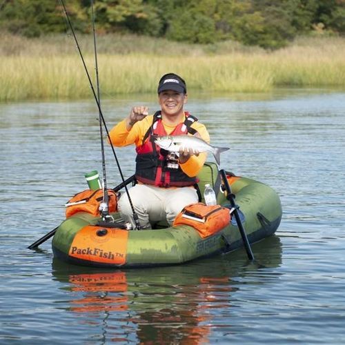Barca de remos neumática de pesca - PackFish7™ - SeaEagle.com - de PVC
