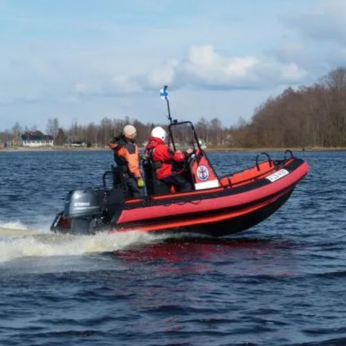 Barco profesional barco de salvamento - P484 - PETOR - fueraborda / de polietileno / embarcación neumática semirrígida