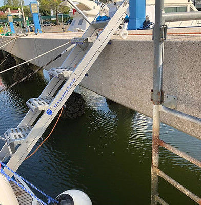 Pasarela para barco - S4 - SYT Sea Yachting Tools - escalerilla / manual