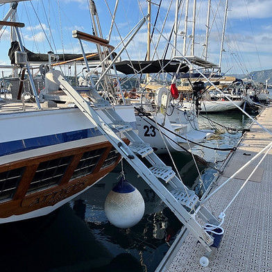 Pasarela para barco - S5 - SYT Sea Yachting Tools - escalerilla / manual