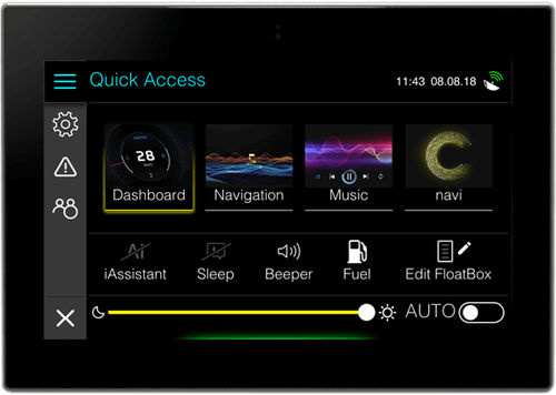 Pantalla para barco - Control display 7.0 - Rim Drive Technology - multifunción / 7" / táctil