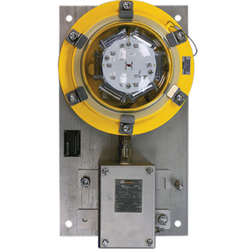 Luz de señalización para buque - FA-165EX - PHAROS MARINE AUTOMATIC POWER - LED / roja / para helipuerto