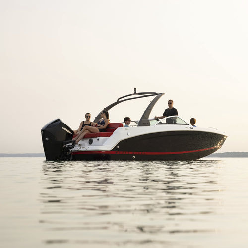 Deck-boat fueraborda - HD3 OB - Four Winns - open / con doble consola / bow-rider
