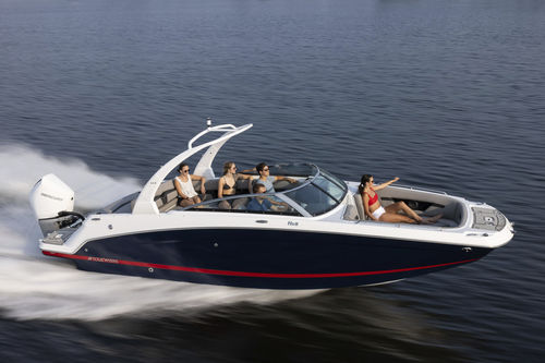 Deck-boat fueraborda - HD8 OB - Four Winns - open / con doble consola / bow-rider