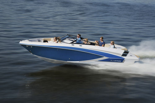 Runabout intraborda - GT 245 - Glastron - bow-rider / con doble consola / de wakeboard