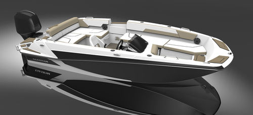 Deck-boat fueraborda - GTD 180 - Glastron - de wakeboard / de esquí acuático / 10 personas máx.