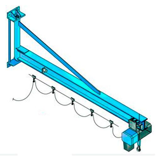Grúa para astillero naval - PW - PLANETA-Hebetechnik GmbH - pluma giratoria