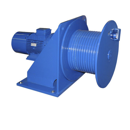Chigre para astillero naval - PCW-E - PLANETA-Hebetechnik GmbH - de remolcado / motor eléctrico / tambor simple