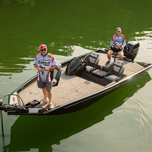 Bass boat fueraborda - Stinger 198 - Lowe - con consola lateral / open / de pesca deportiva