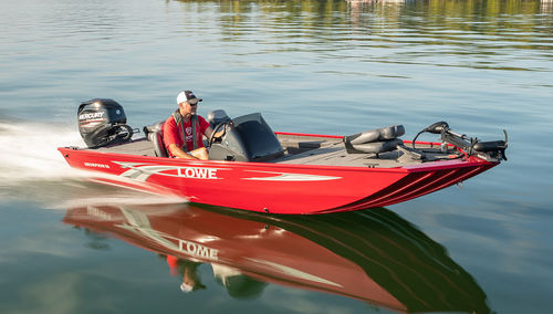 Bass boat fueraborda - Skorpion 16 - Lowe - con consola lateral / open / de pesca deportiva