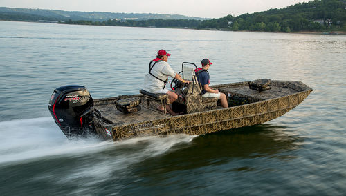 Jon boat fueraborda - Roughneck 2070 CC - Lowe - con consola central / open / de pesca deportiva