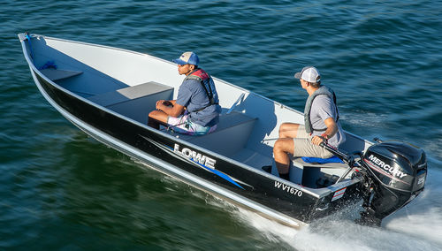 Barco profesional barco utilitario - WV1670 - Lowe - fueraborda / de aluminio