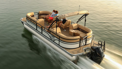 Barco pontón fueraborda - SS270 Ext Walk Thru - Lowe - tri-tube / open / de buceo