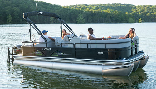 Barco pontón fueraborda - SS210 RFL - Lowe - tri-tube / open / de wakeboard