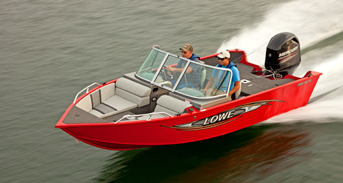 Runabout fueraborda - FS 165 - Lowe - con doble consola / de esquí acuático