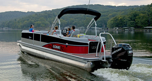 Barco pontón fueraborda - X250 - Lowe - 12 personas máx.