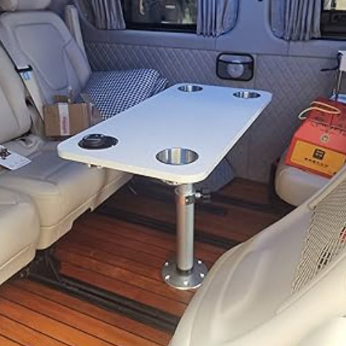 Pie de mesa ajustable - HT-M01N2-JQ - HWHongRV - para barco