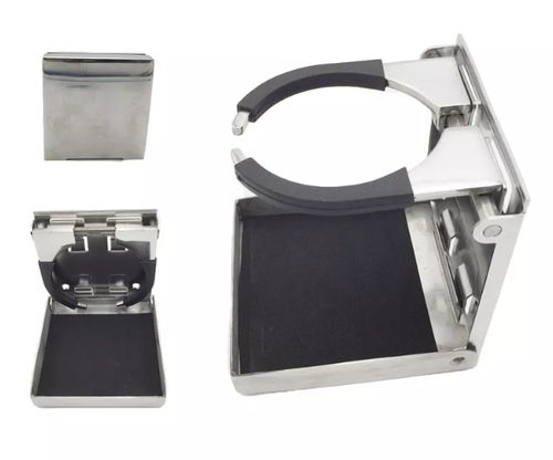 Portabebidas de acero inoxidable - HF-SA - HWHongRV - ajustable / plegable