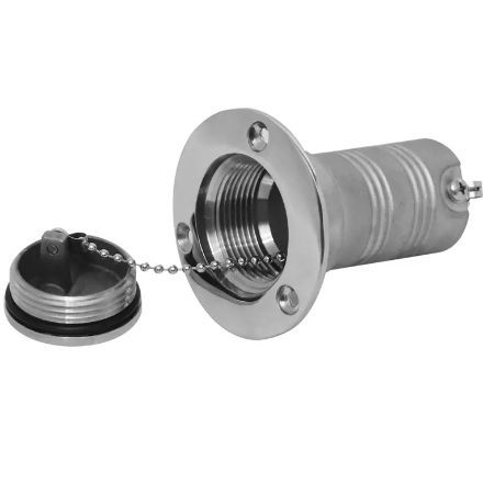 Tapón de cubierta de rosca - HW-MFGZYK - HWHongRV - para depósito de combustible / de acero inoxidable