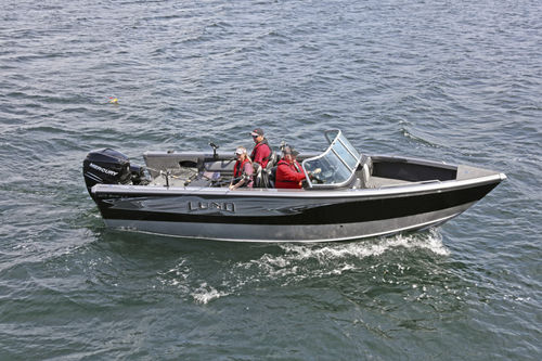 Runabout fueraborda - 2275 BARON - Lund - con doble consola / bow-rider / de pesca