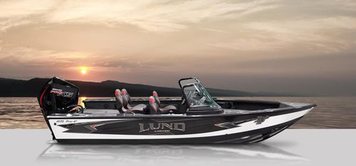 Runabout fueraborda - 1875 PRO-V LIMITED - Lund - con doble consola / bow-rider / de pesca deportiva