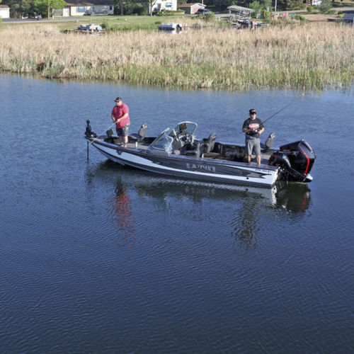 Runabout fueraborda - 2175 PRO-V - Lund - con doble consola / de pesca deportiva / de aluminio