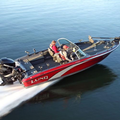 Runabout fueraborda - 219 PRO-V GL - Lund - con doble consola / bow-rider / de pesca