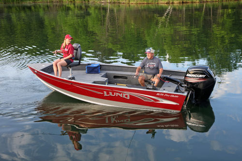 Bote fueraborda - 1675 PRO GUIDE - Lund - de pesca deportiva / de aluminio / 6 personas máx.
