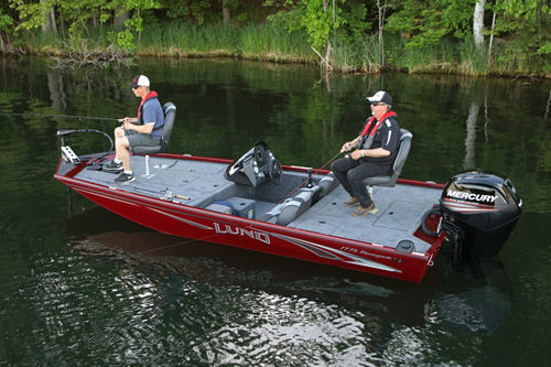 Bass boat fueraborda - 1775 RENEGADE - Lund - con consola lateral / de pesca deportiva / de aluminio