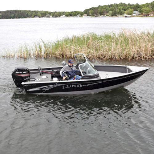 Runabout fueraborda - 1675 ADVENTURE - Lund - con doble consola / bow-rider / de pesca