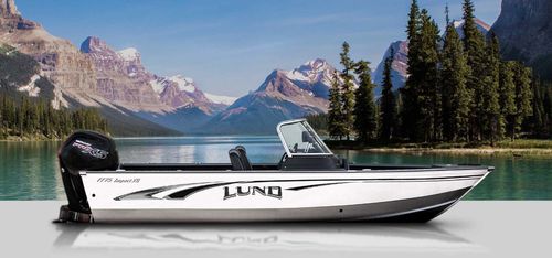 Runabout fueraborda - 1775 IMPACT XS - Lund - con doble consola / bow-rider / de esquí acuático