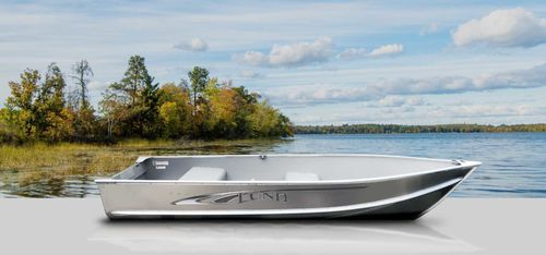 Bote fueraborda - A-14 - Lund - de pesca deportiva / de aluminio / 3 personas máx.