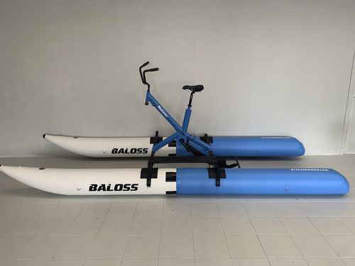Bicicleta acuática 1 persona - New Baloss  - WATERBIKE ITALIA - de aluminio / blanca / azul